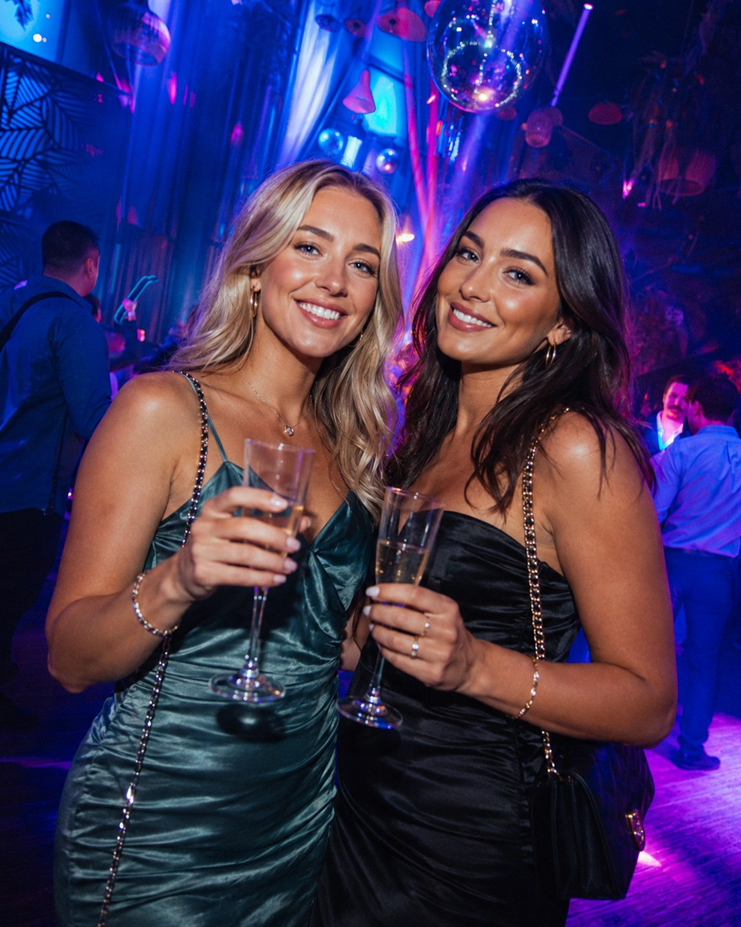Two guests at the New Year party